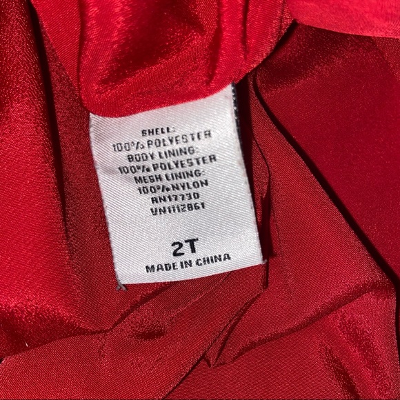 Jason Wu toddler dress size 2T in red - Picture 5 of 6